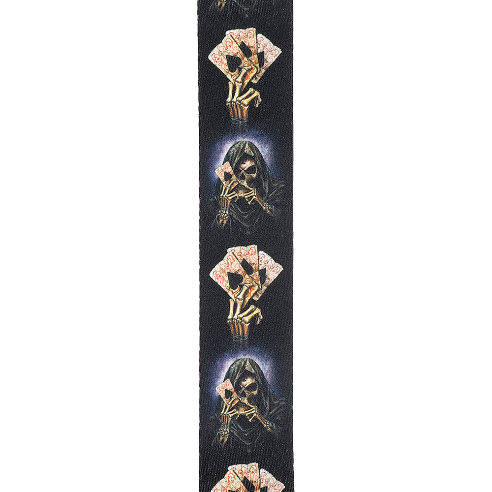D'Addario ALCHEMY WOVEN GUITAR STRAP 50MM - HAND OF DEATH