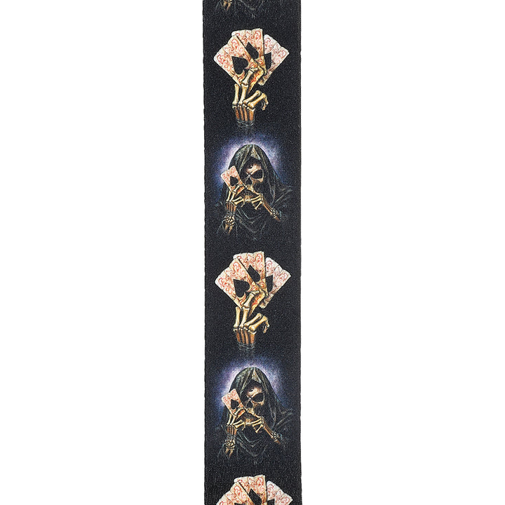 D'Addario ALCHEMY WOVEN GUITAR STRAP 50MM - HAND OF DEATH
