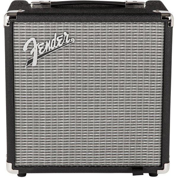Fender Rumble 15 Bass Combo Amp (Black and Silver)