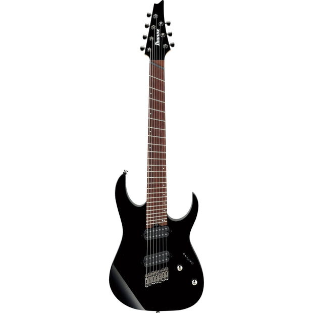 Ibanez RGMS7BK RG Multi Scale 7-String Electric Guitar - Black