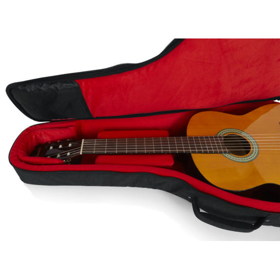 Gator GT-RES00CLASS-BLK Transit Series Resonator, 000, and Classical Acoustic Guitar Gig Bag