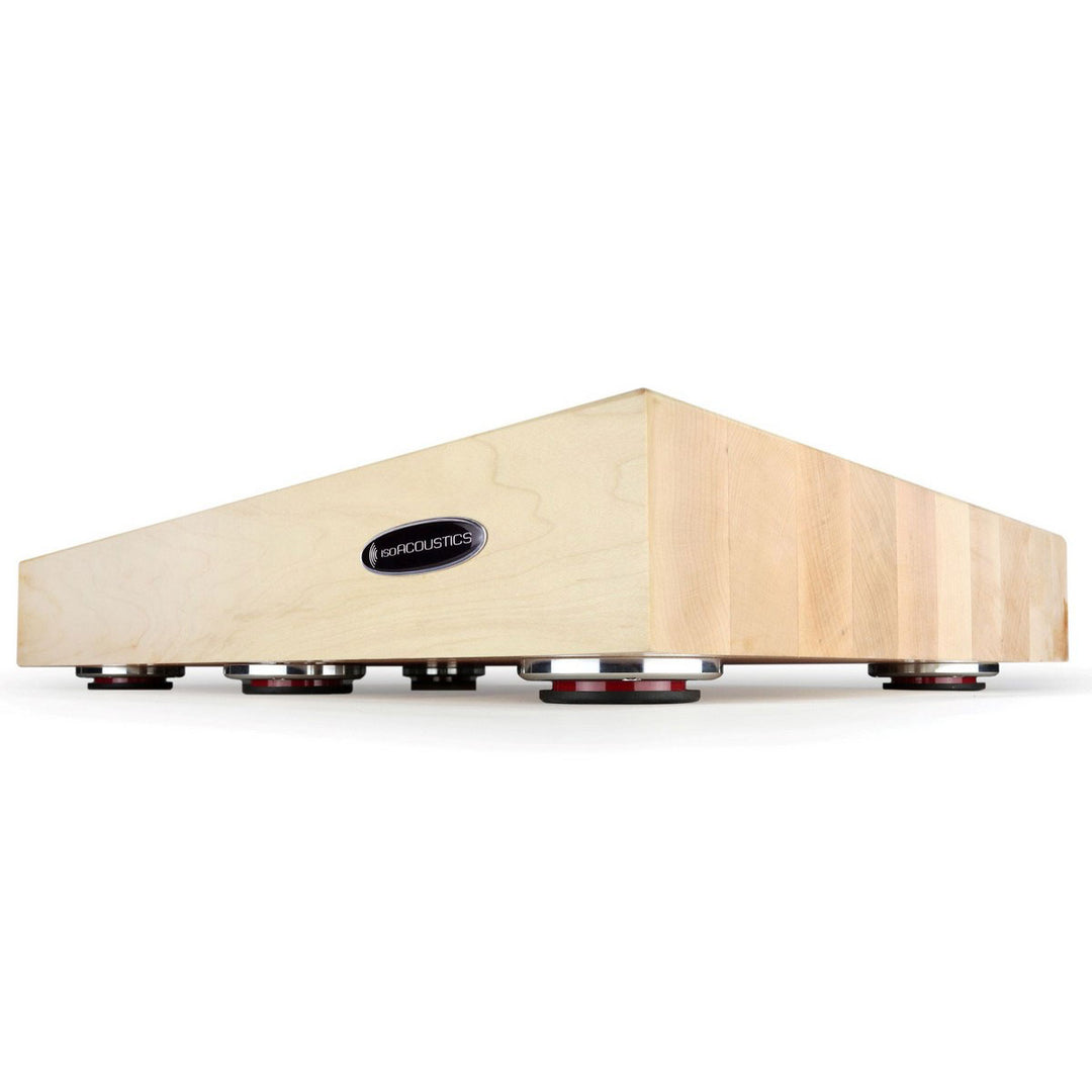 IsoAcoustics DELOS Butcher Block Isolation Platform (Maple) - 2216M2 22”-3”