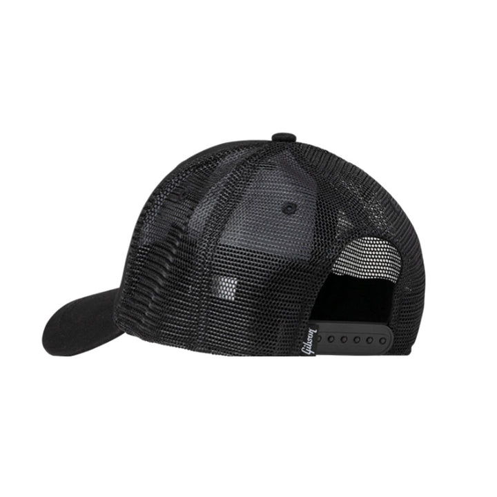 Gibson Black Trucker Snapback Hat - One size fits all