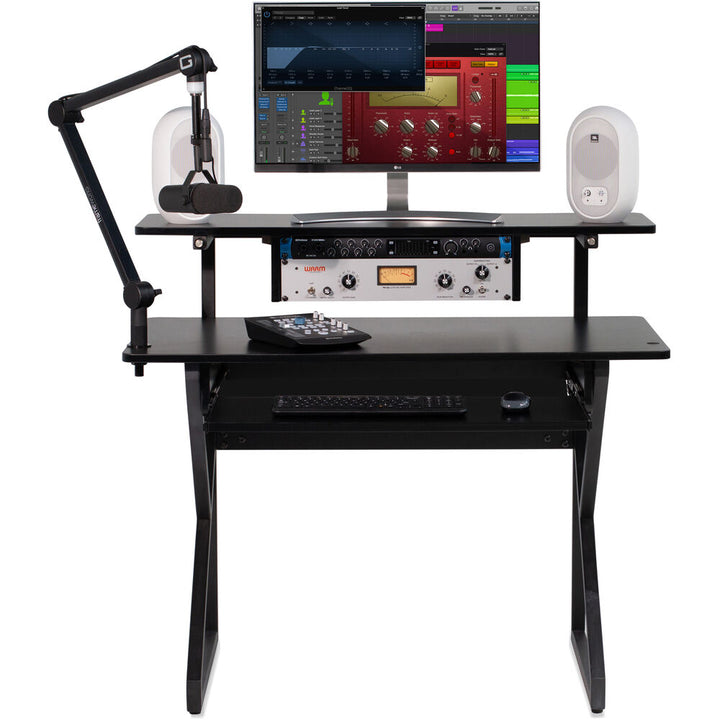 Gator Content Creator Furniture Series Main Desk - Black