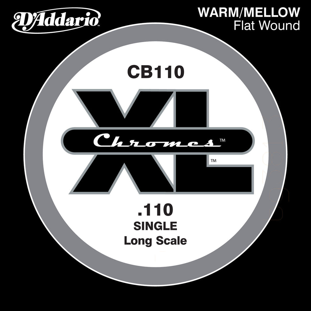 D'Addario CB110 - SINGLE  BASS CHROMES 110 LONG