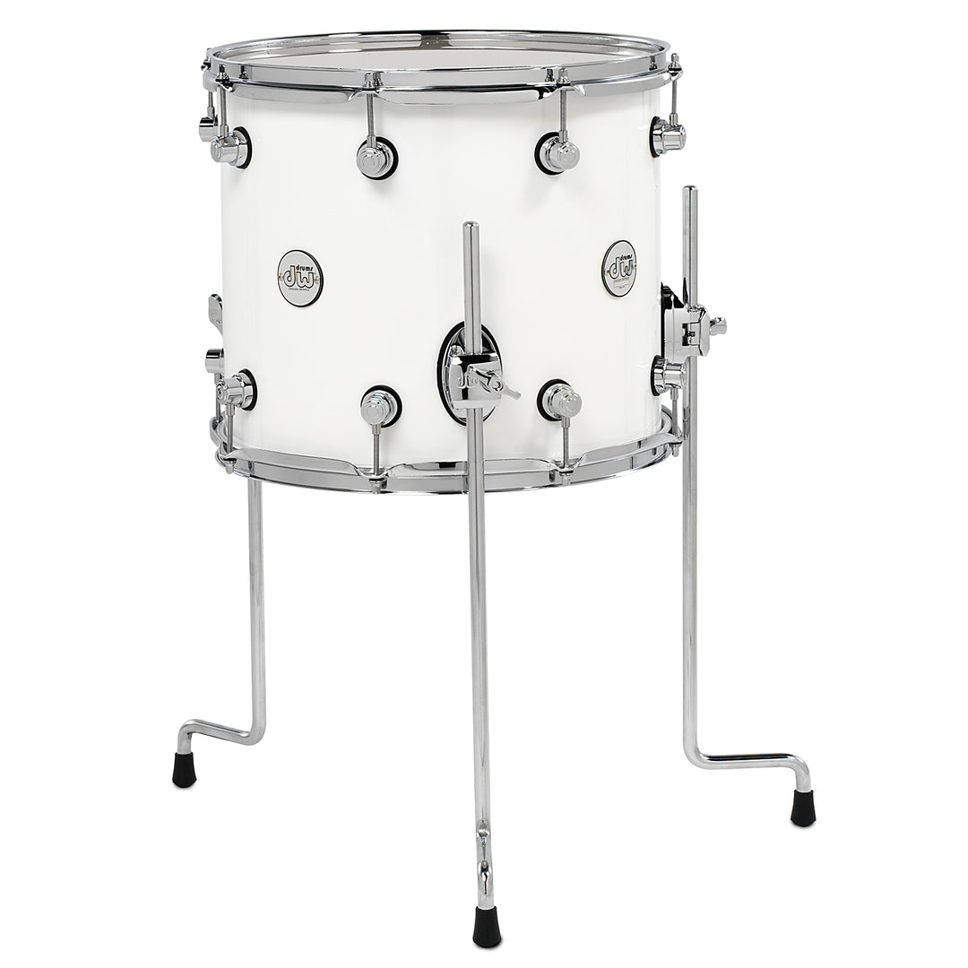 DW Design Series Floor Tom 12x14 Gloss Lacquer - Gloss White