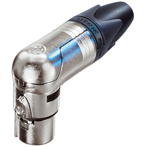 Neutrik NC3FRX - 3 Pin Nickel Right Angle XLRF -Slim