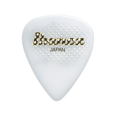 Ibanez B1000SVRWH Polyacetal, Heavy (1.0mm), White w/Rubber Grip x 6pcs
