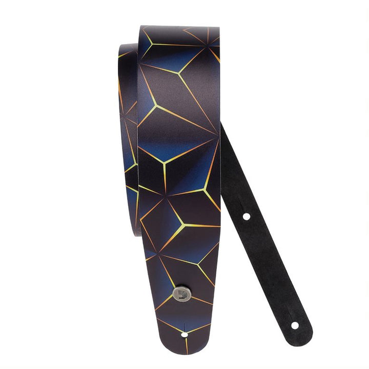 D'Addario Eco-Comfort Strap Line Extensions 2.5 PRINTED LTH, OPTIC ART