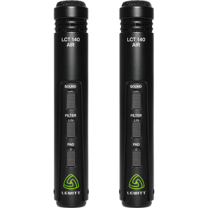 Lewitt LCT 140 AIR Small Diaphragm Instrument Condenser Microphone - Stereo Pair