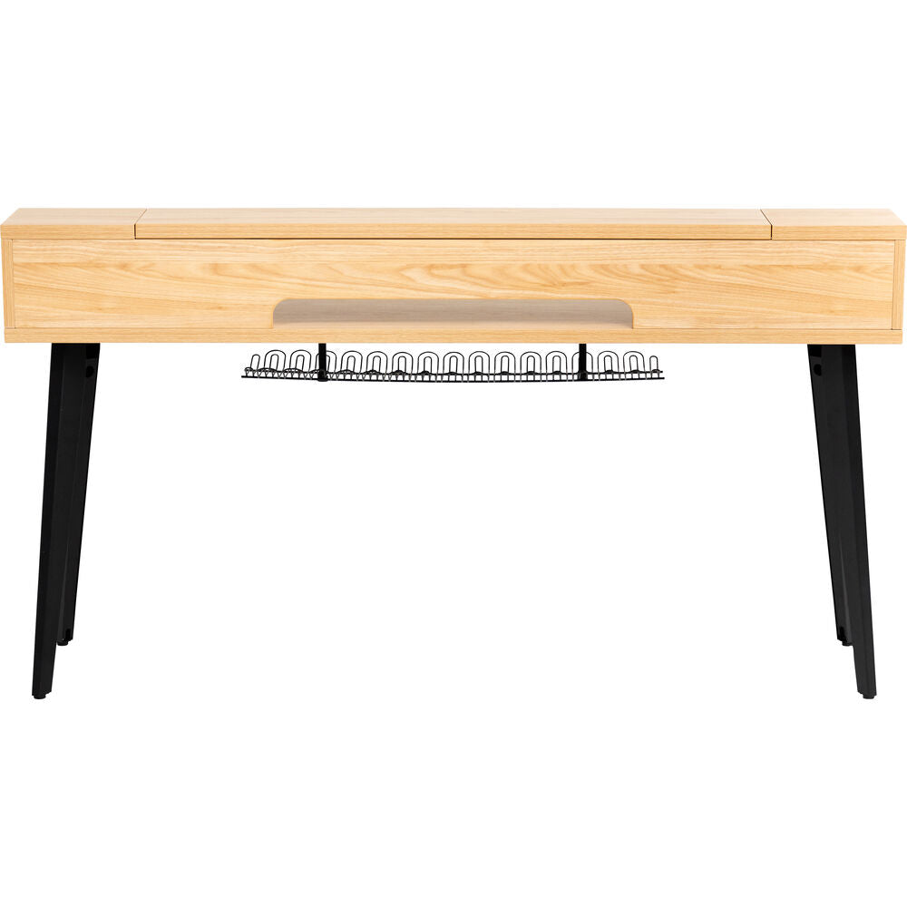 Gator Elite Furniture Series 88-Note Keyboard Table - Natural Maple Matte