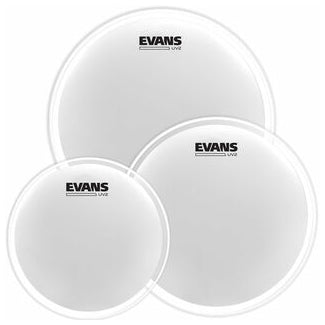 Evans ETP-UV2-R Tom Pack UV2 Coated Drumheads - 10” 12” 16”