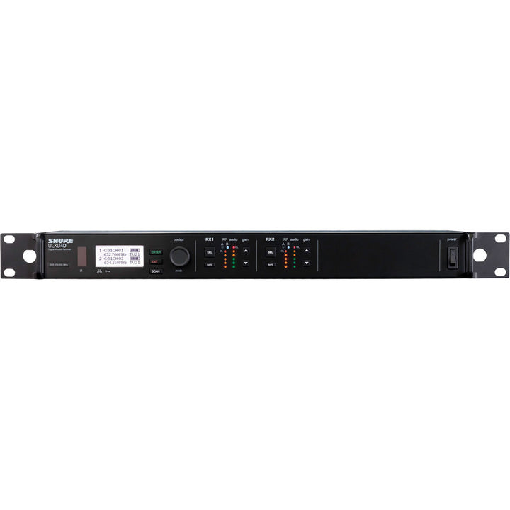Shure ULXD4D Dual-Channel Digital Wireless Receiver (X52: 902 to 928 MHz)
