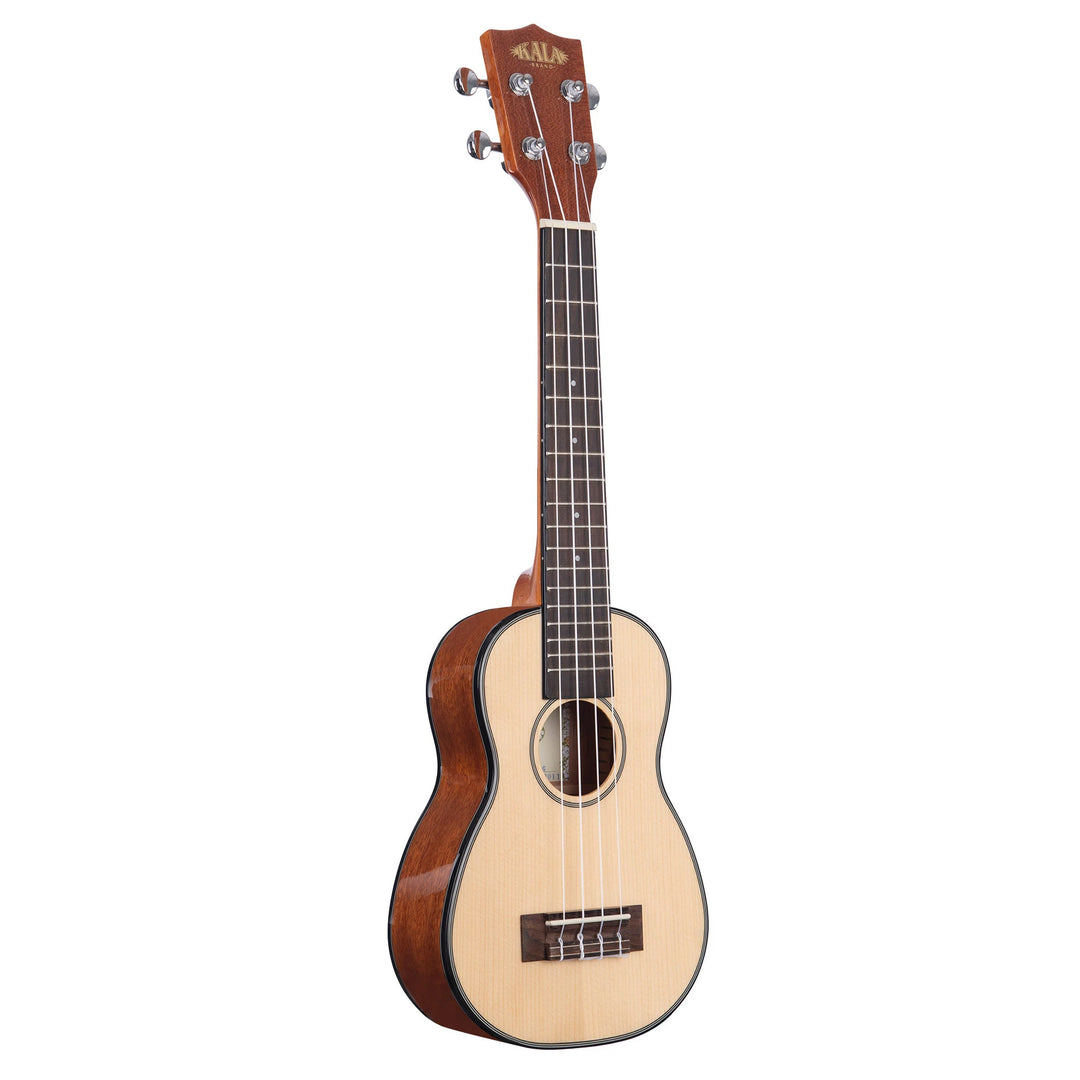 Kala KA-SSLNG Solid Spruce Mahogany Long Neck Soprano Ukulele