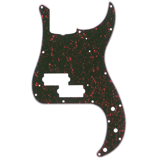 Fender Pickguard for Precision Bass 13-Hole Vintage Mount w/ Truss Rod Notch 4-Ply - Tortoise Shell