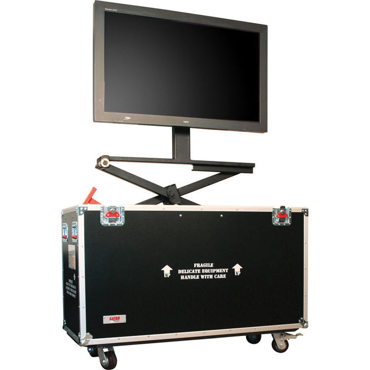 Gator G-TOURLCDLIFT55 ATA Road Case fits most LCD and Plasma screens up to 52''