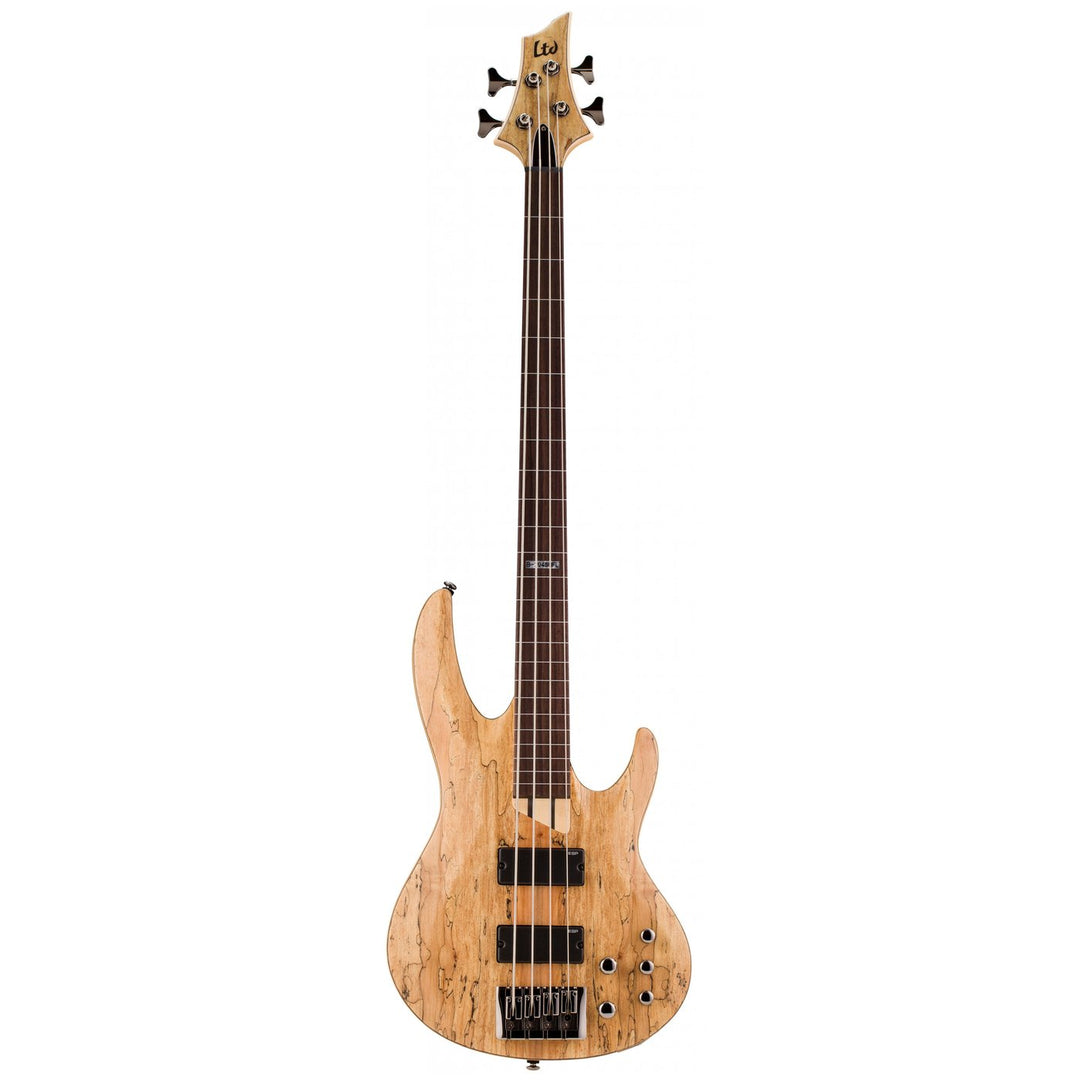 ESP LTD B-204 Fretless 4-string Bass Guitar - Natural Satin