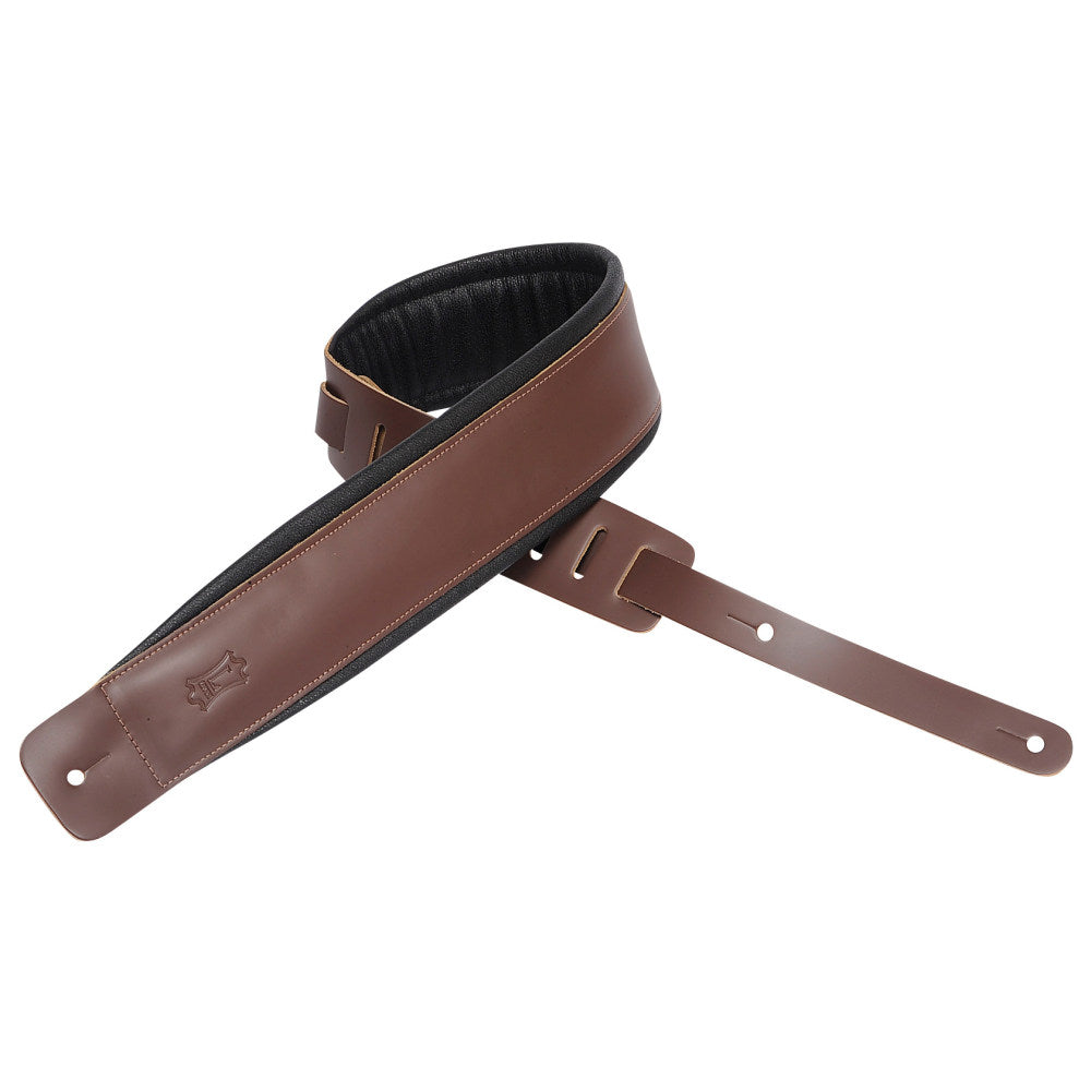 Levy's DM1PD-BRN Genuine Leather Guitar Straps