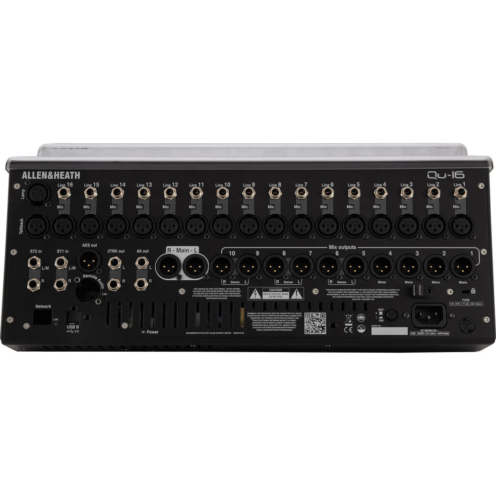 Decksaver Dust Cover for Allen & Heath QU16 Digital Mixer