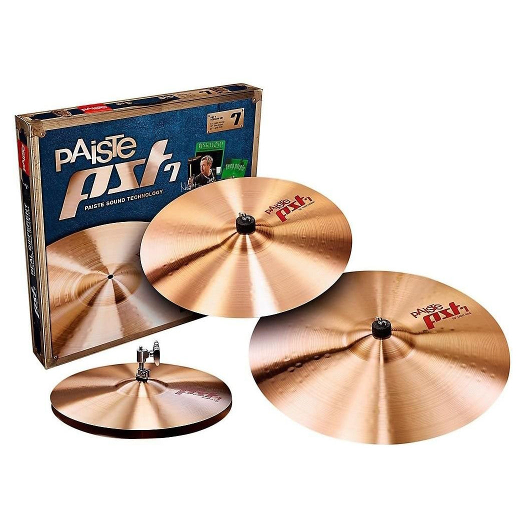 Paiste PST 7 Light Session Cymbal Set - 14” / 16” / 20”