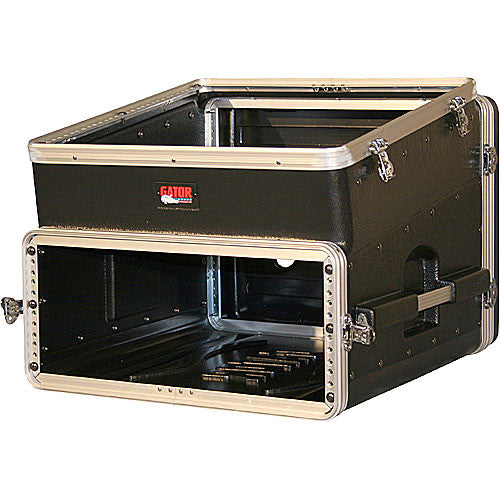 Gator GRC10x4 10 spaces on tilt, 4 spaces below. 19'' Polyethylene Rack