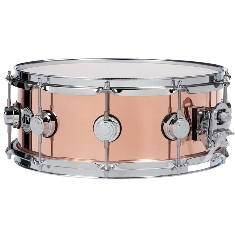 DW Collector’s Series Metal Snare Drum Solid 3mm Bell Bronze Knurled Finish - 5.5x14