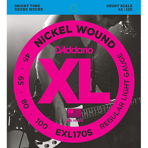 D'Addario EXL170S - SET BASS XL 45-100 SHORT SCALE