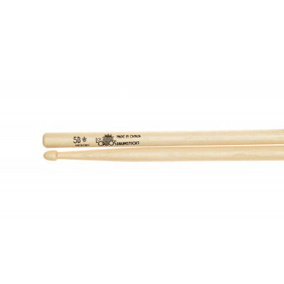 Los Cabos LCD5BH 5B Drum Sticks-White Hickory