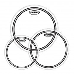 Evans ETP-EC2SCLR-F EC2 Clear Tom Pack - Fusion - 10'' / 12'' / 14''