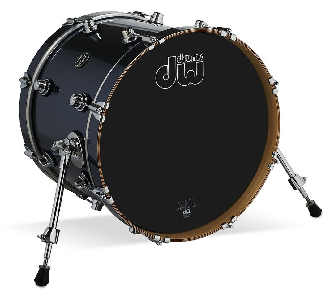 DW Performance Series Bass Drum 14x18 Finish Ply - Chrome Shadow