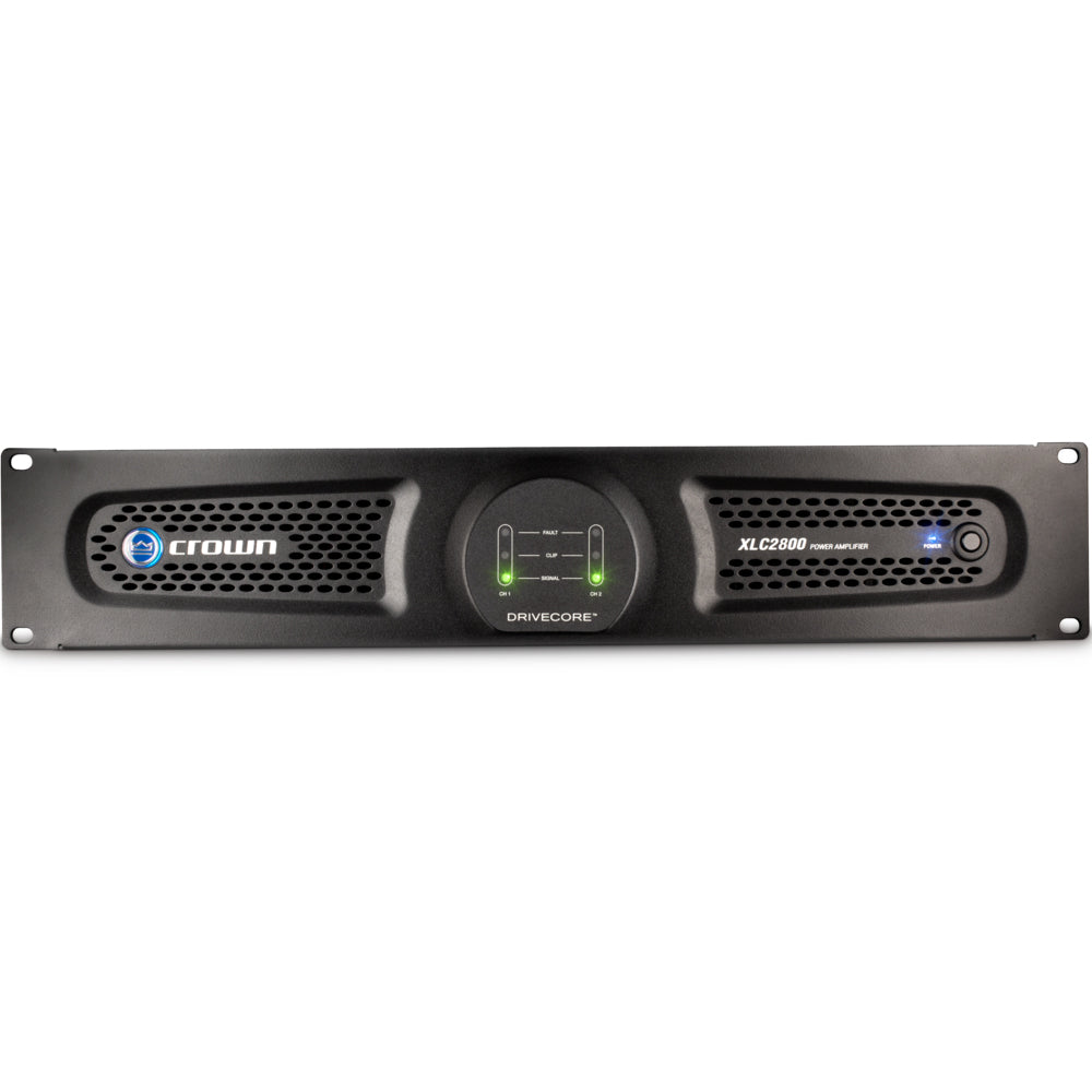 Crown XLC 2800 Two-channel, 1200W @ 2 ohms, 775W@ 4 ohms, 400W @ 8ohms, Cinema Power Amplifier