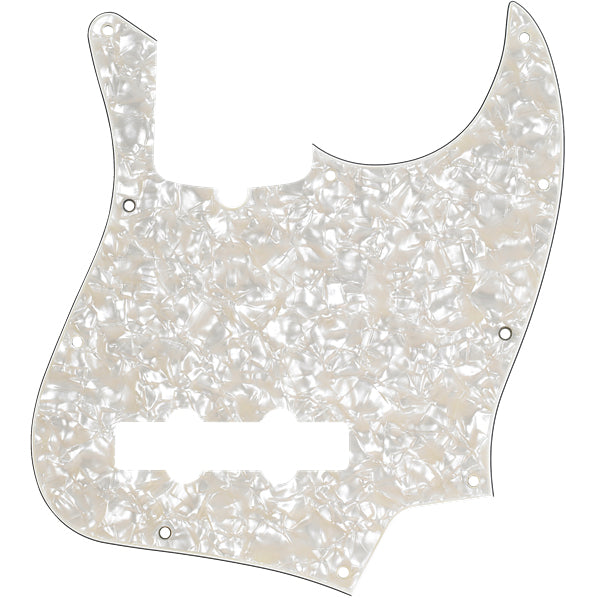 Fender Pickguard for Jazz Bass 10-Hole Mount 4-Ply - Aged White Pearl