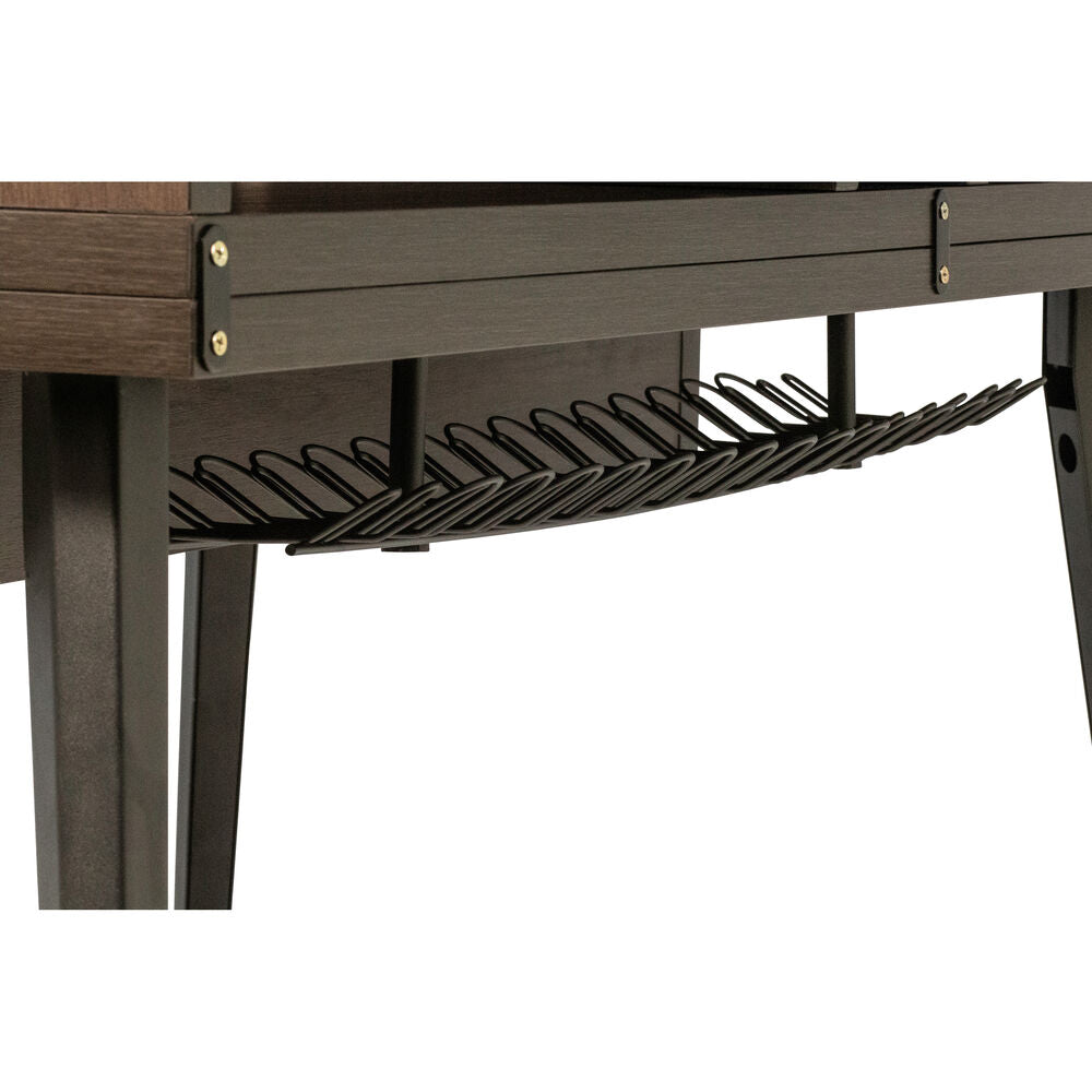 Gator Elite Furniture Series Main Desk - Dark Walnut Brown