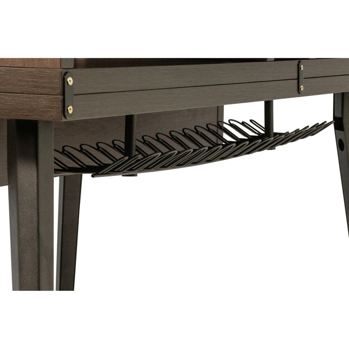 Gator Elite Furniture Series Main Desk - Dark Walnut Brown