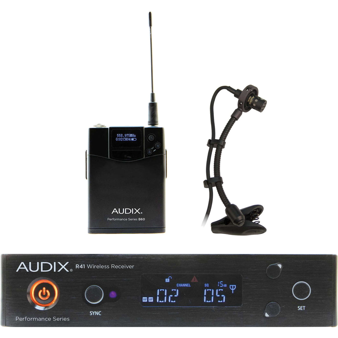 Audix AP41 SAX Instrument Clip-On Wireless Microphone System (A: 522 MHz – 554 MHz)