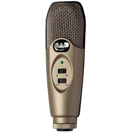 CAD U37 - USB Cardioid Cond Mic w/Tripod Lrg Diaphragm 10’ USB Cable