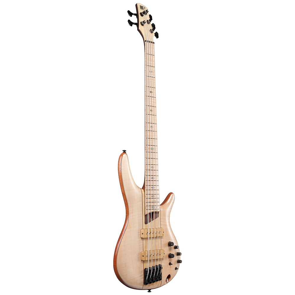 Ibanez SR Premium 5-String Electric Bass (Natural Low Gloss) SR5FMDX2NTL
