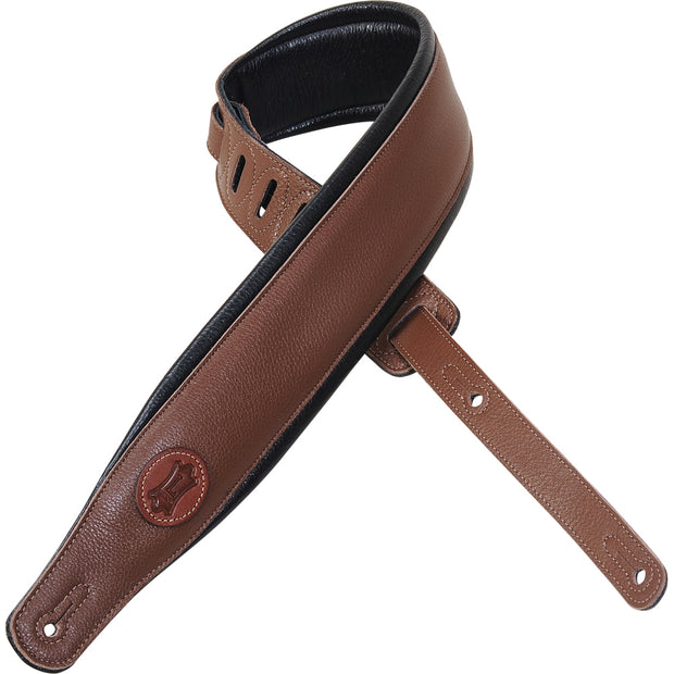 Levy's MSS2-BRN Garment Leather Guitar Straps