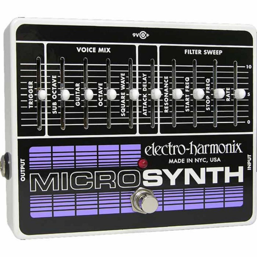 Electro-Harmonix MICROSYNTH Analog Guitar Synthesizer Pedal