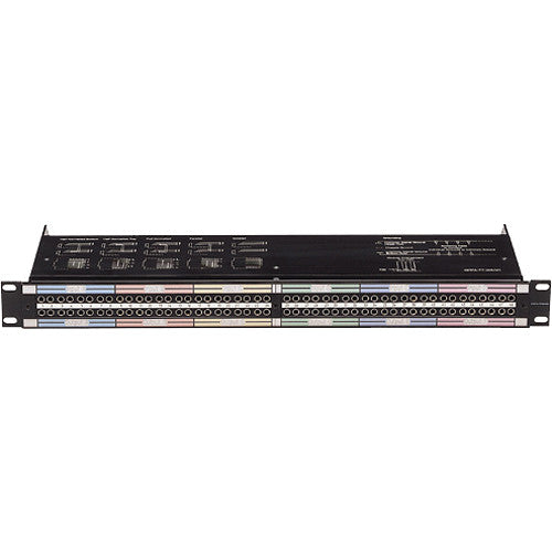 Neutrik NPPA-TT-S-HNT - 2 x 48 TT Bantam Patch Bay Half Norm Top Row-Solder Tabs