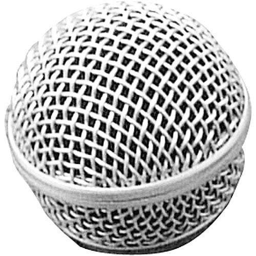 On-Stage-Stands SP-58 - Replacement Steel Mesh Grille for Round Capsule Handheld Microphones (Matte Grey)