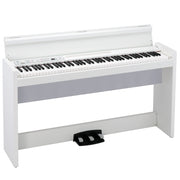 Korg LP380 88-Key RH3 Action Digital Piano w/ Stand, Pedals, Bench - White