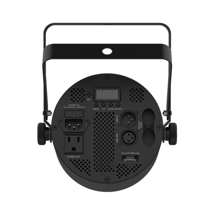 Chauvet DJ SLIMPARQ6ILS Low-profile, high-output quad-color (RGBA) LED Par Light, 6 LEDs (quad-color RGBA) 4 W