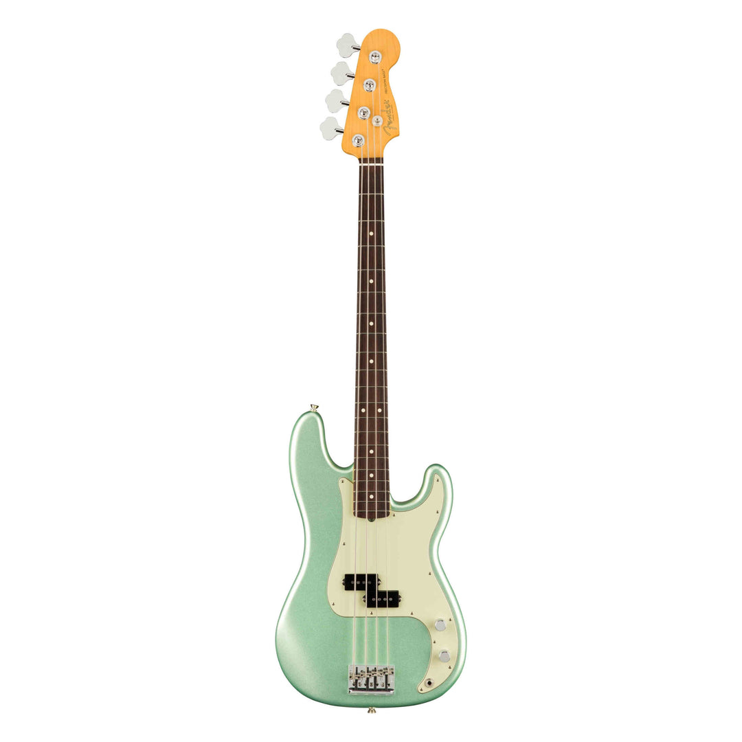 Fender American Professional II Precision Bass Rosewood Fingerboard Electric Bass Guitar - Mystic Surf Green