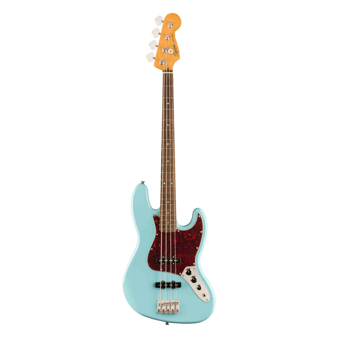 Squier Classic Vibe '60s Jazz Bass Laurel Fingerboard Electric Bass Guitar - Daphne Blue