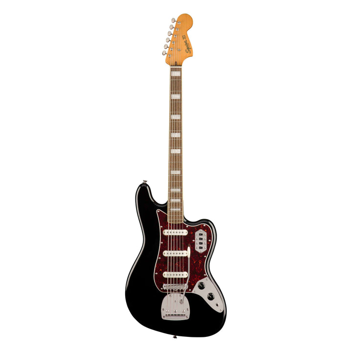Squier Classic Vibe Bass VI Laurel Fingerboard Electric Bass Guitar - Black