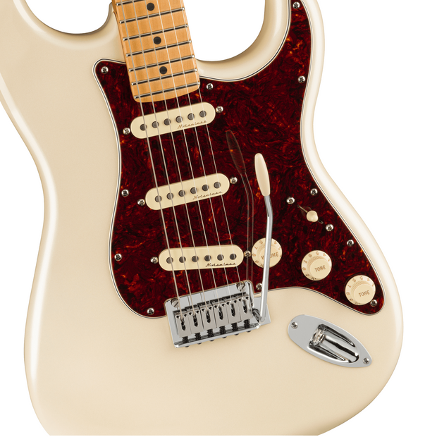 Fender Player Plus Stratocaster Electric Guitar Maple Fingerboard - Olympic Pearl