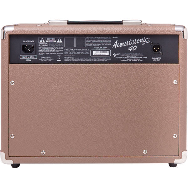 Fender Acoustasonic 40 2-Channel Combo Amp - Brown and Wheat