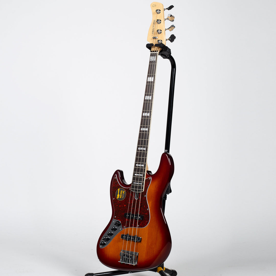 Sire Marcus Miller V7 Alder 4-String 2nd Gen Electric Bass Guitar Left-Handed - Tobacco Sunburst