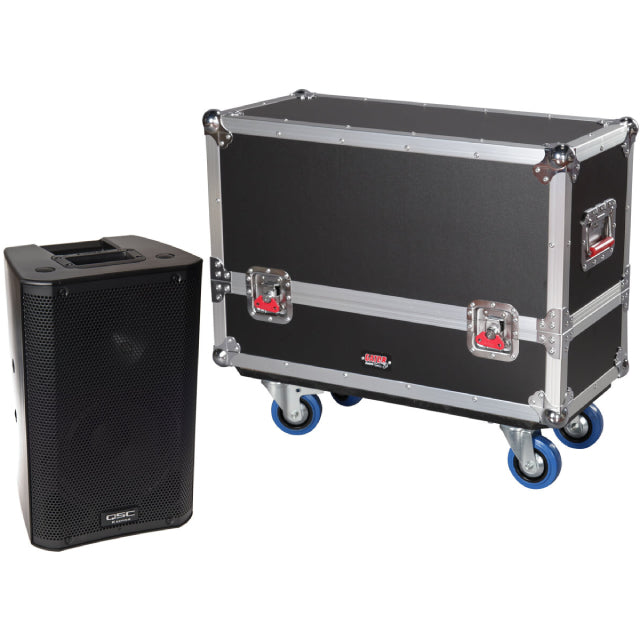 Gator G-TOUR SPKR-2K8 G-Tour style case designed to fit (2) QSC K8 loudspeakers